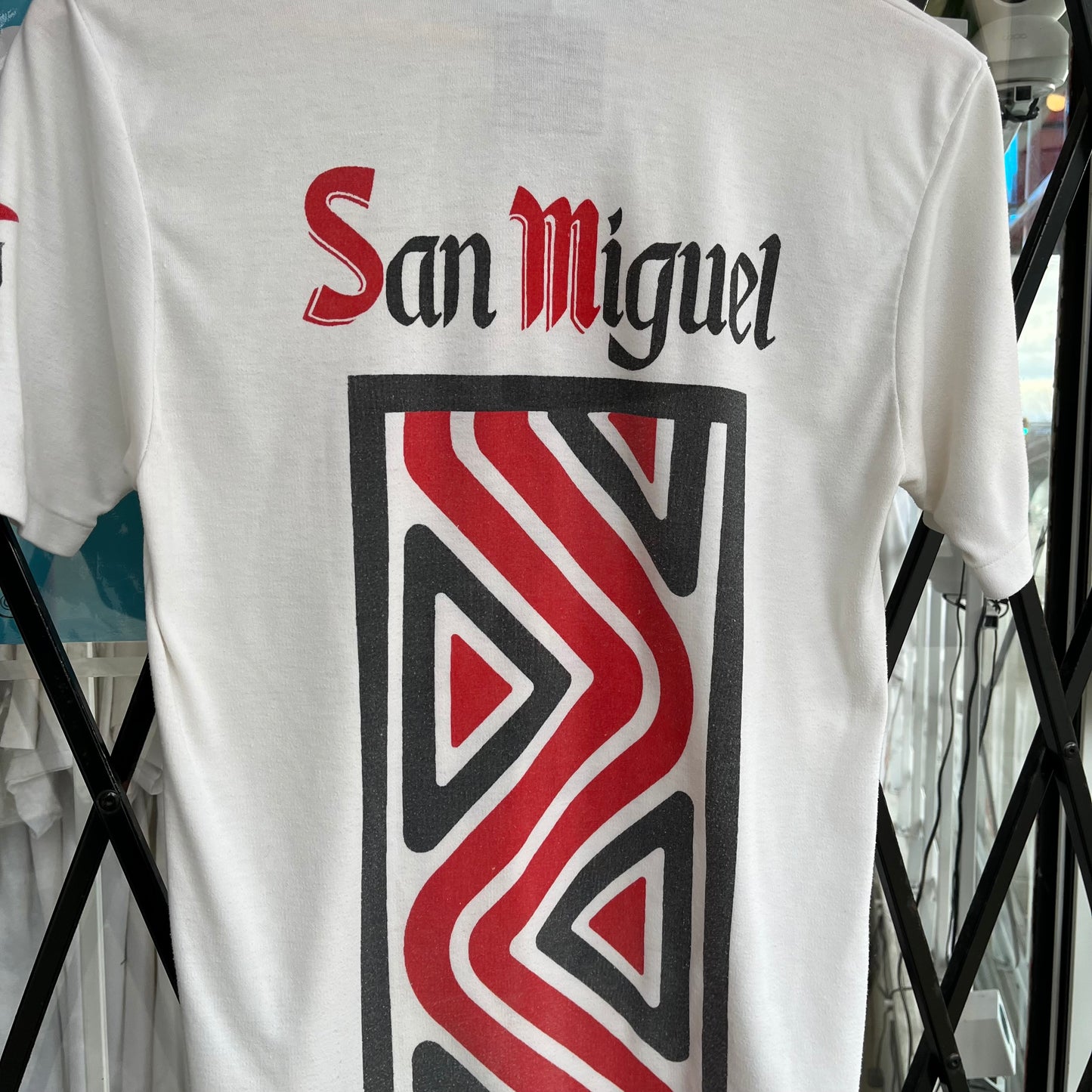1981 Papua New Guinea vs France Rugby Match San Miguel Tee - Size M