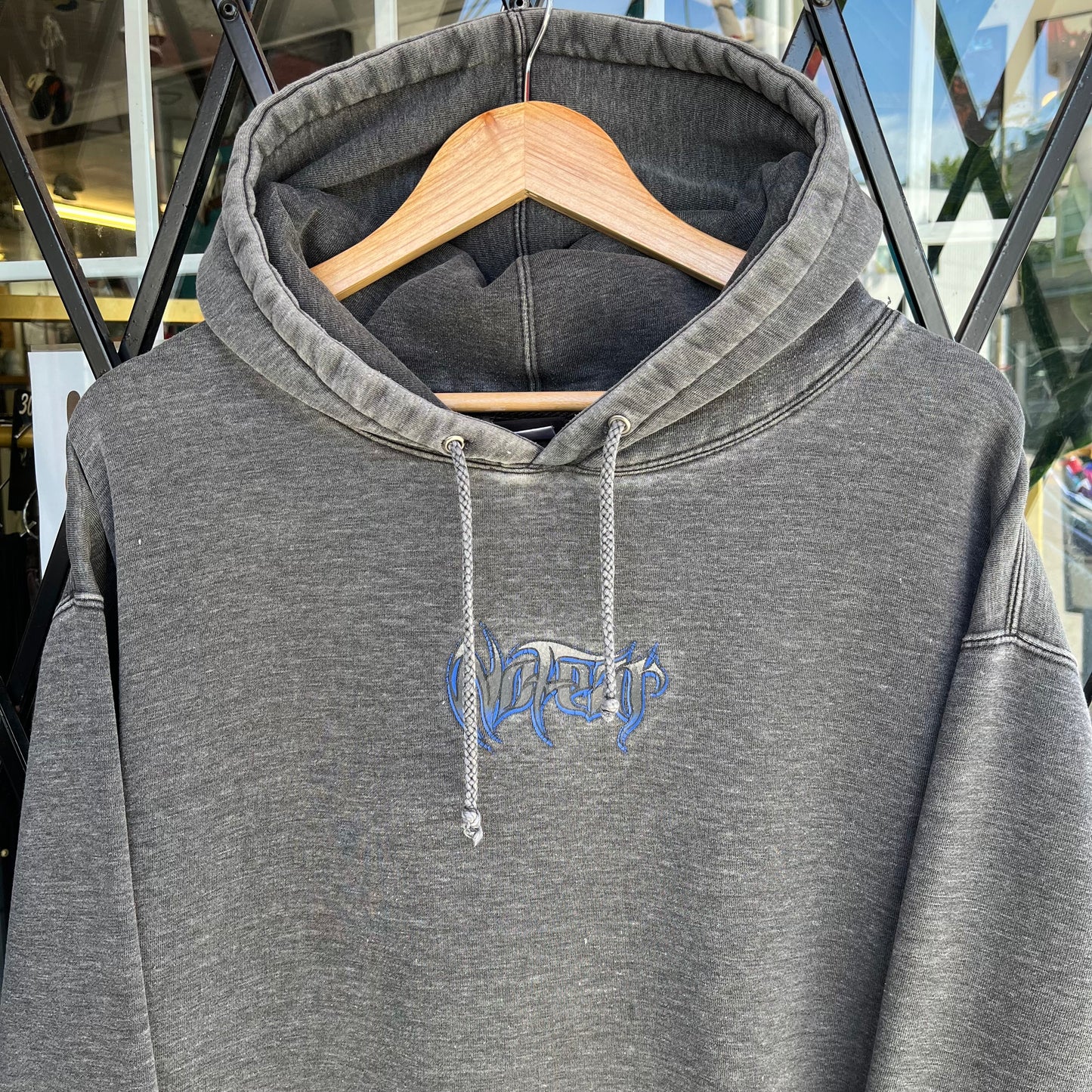 Y2K No Fear Hoodie - Size XL