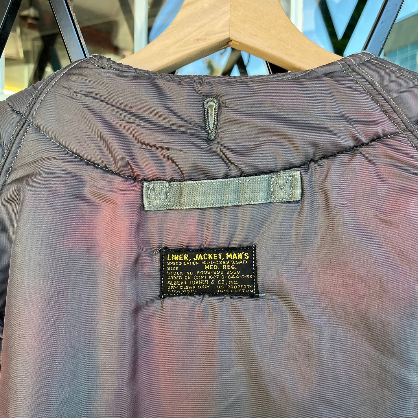 Vintage USAF Wool Liner Jacket - Size M