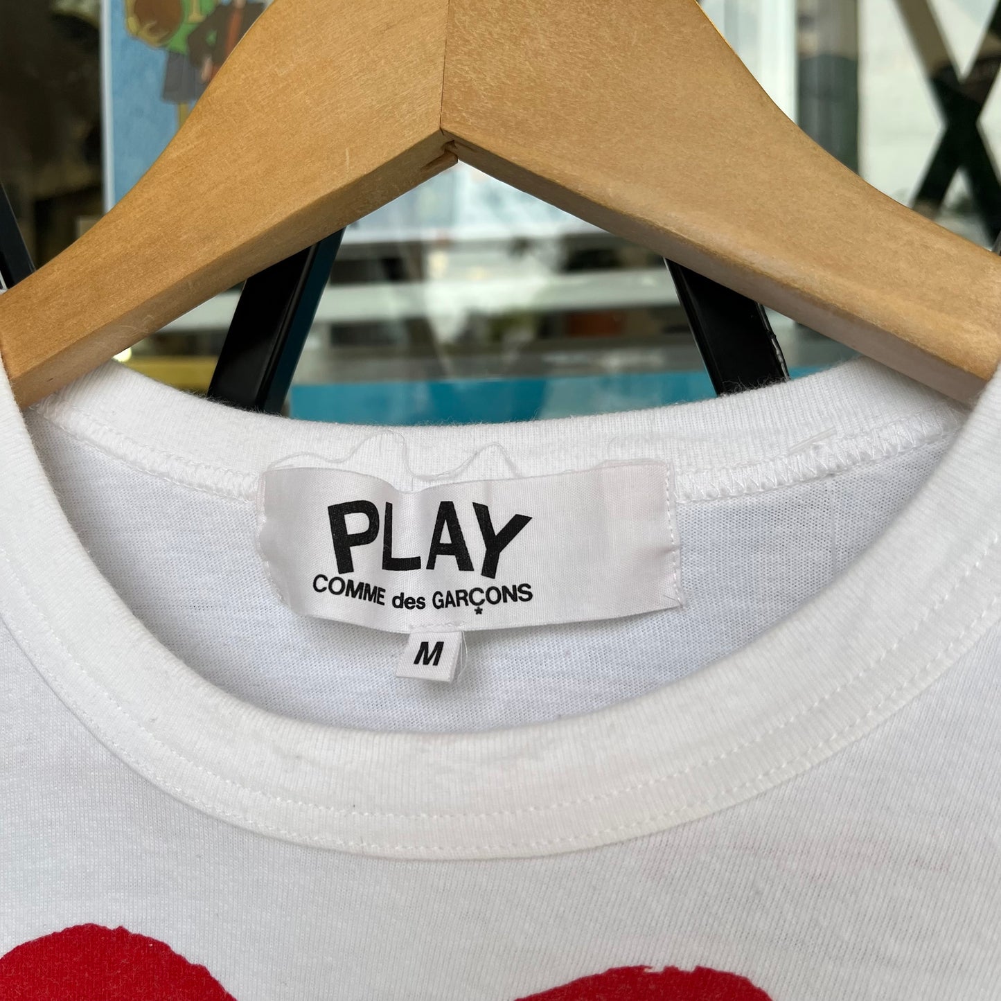CDG PLAY Tee - Size M