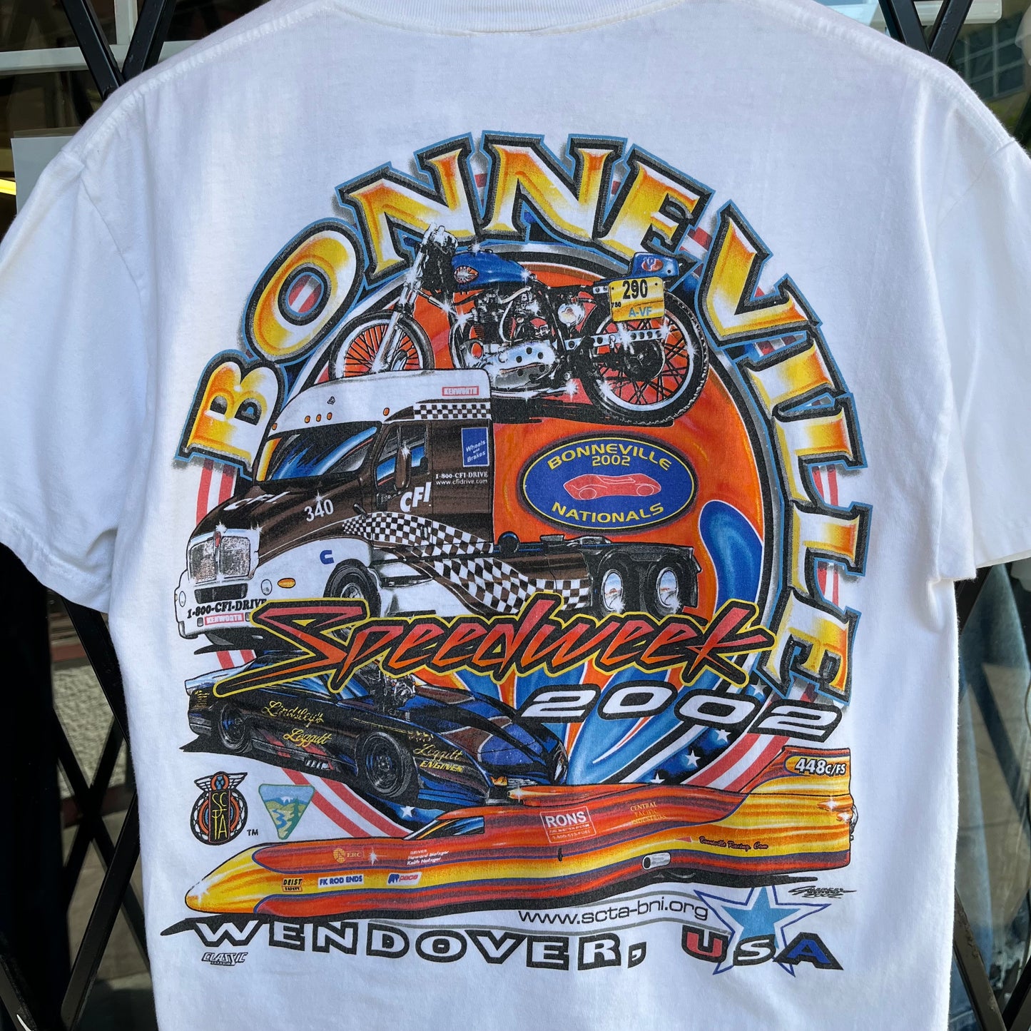 Bonneville Racing Tee - Size S