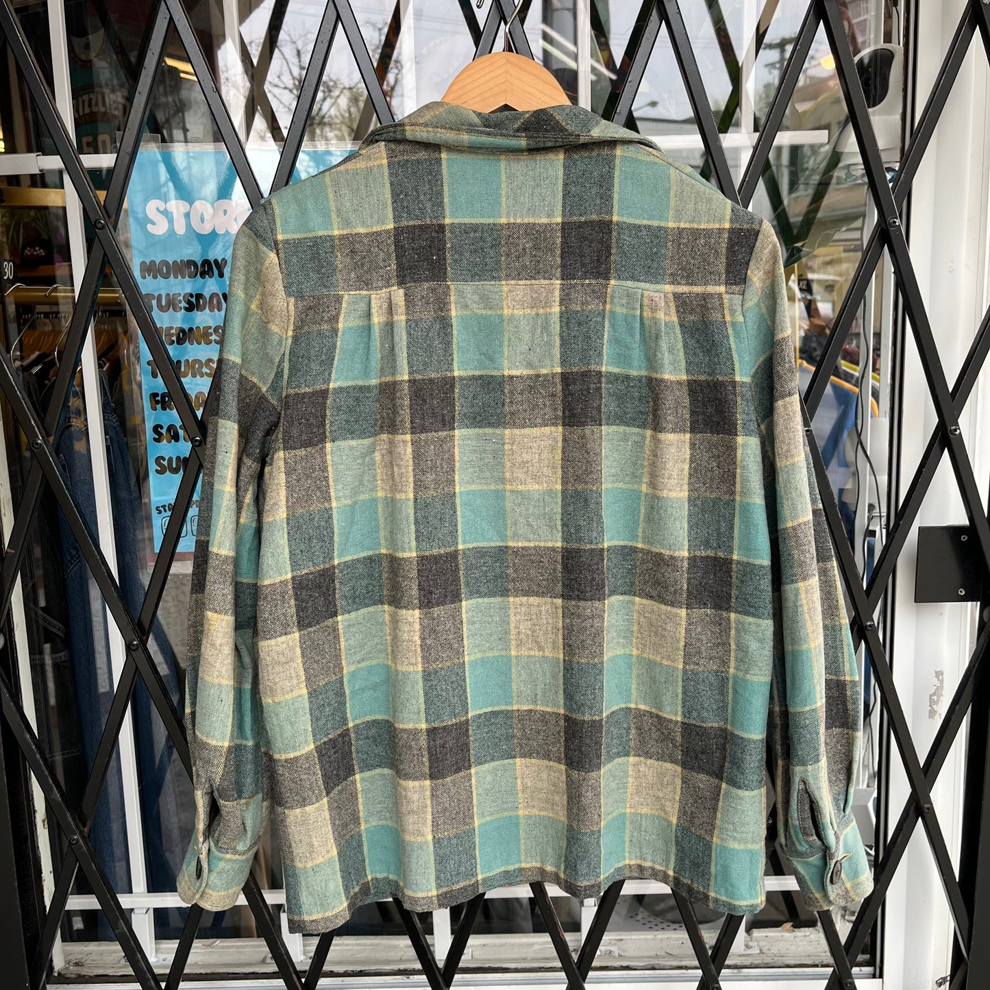 1950’s Graff Plaid Wool 49ers Jacket - Size Women’s L