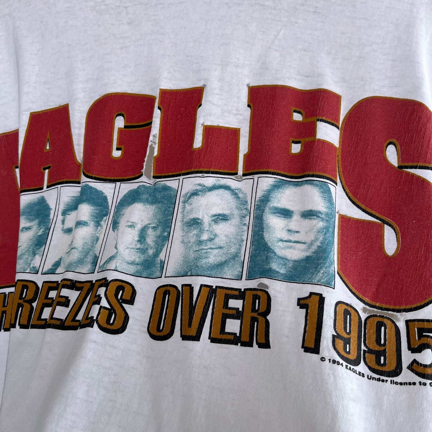 1995 Eagles Hell Freezes Over Tour Tee - Size XL
