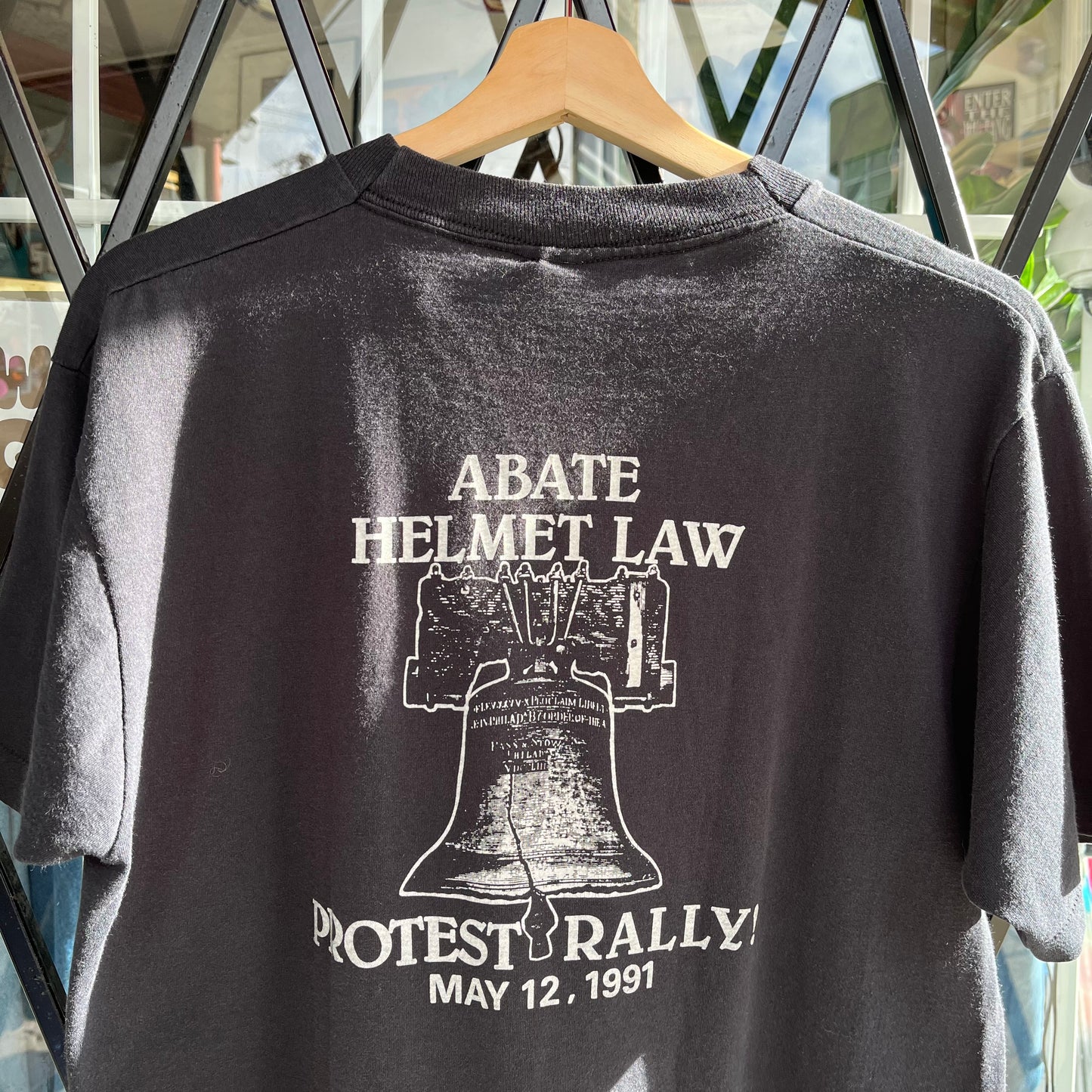 1991 Abate Helmet Law Rally Tee - Size L
