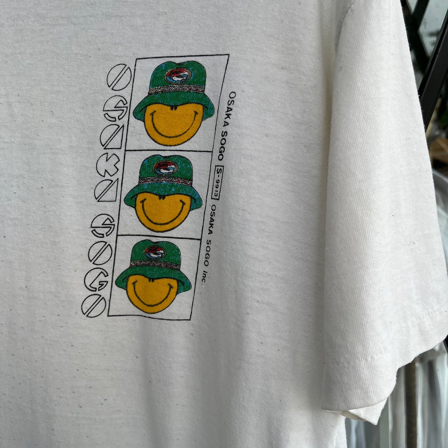 Vintage Osaka Sogo Smiley Face Tee - Size L