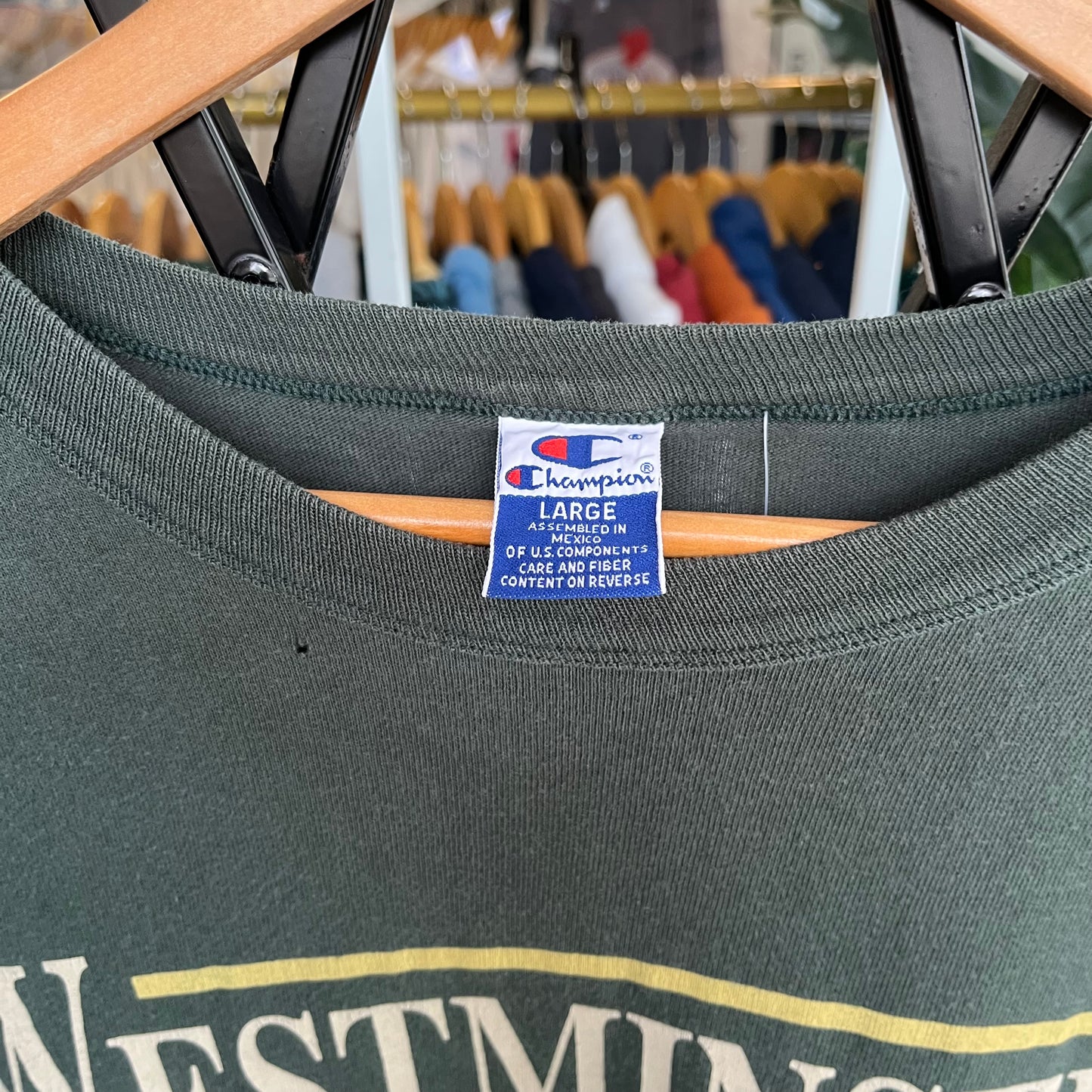 Vintage Champion Westminster College Tee - Size L