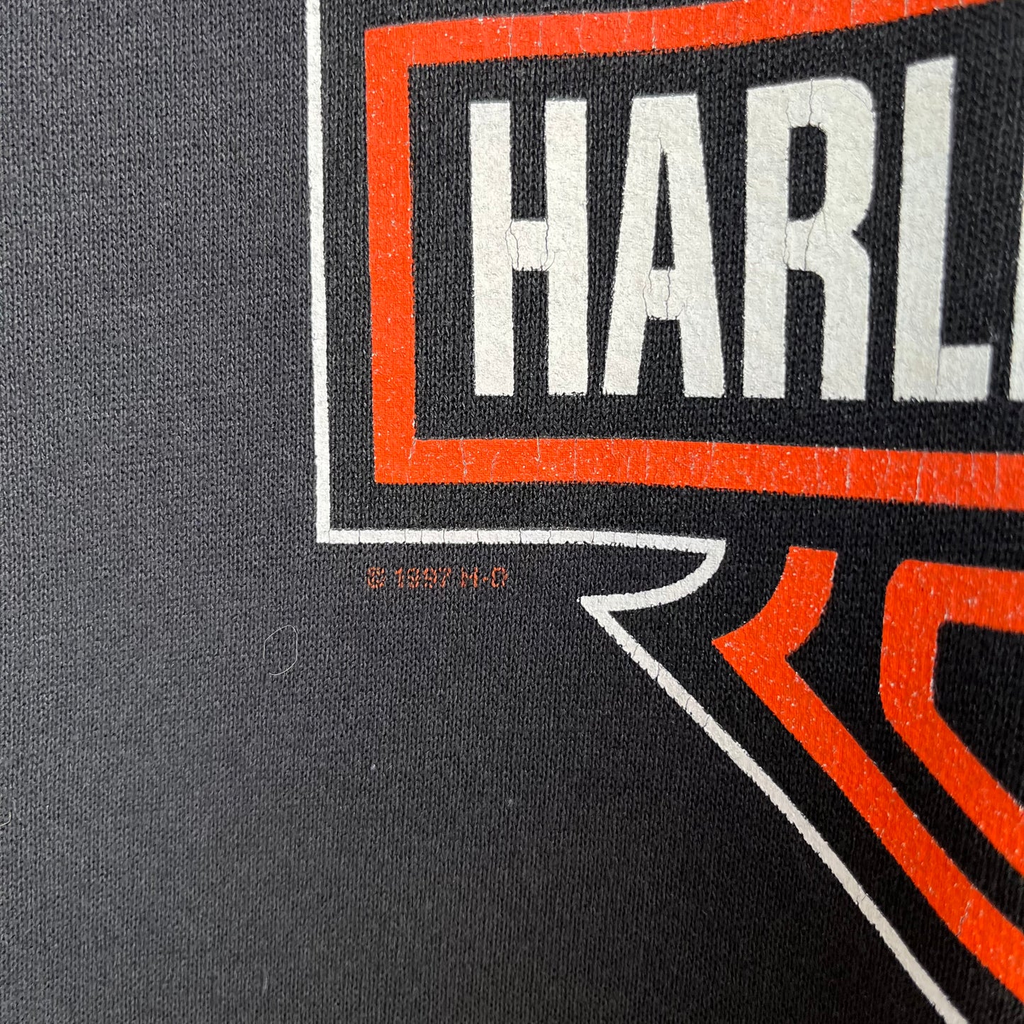 1997 Harley Davidson Zip Up Hoodie - Size XL