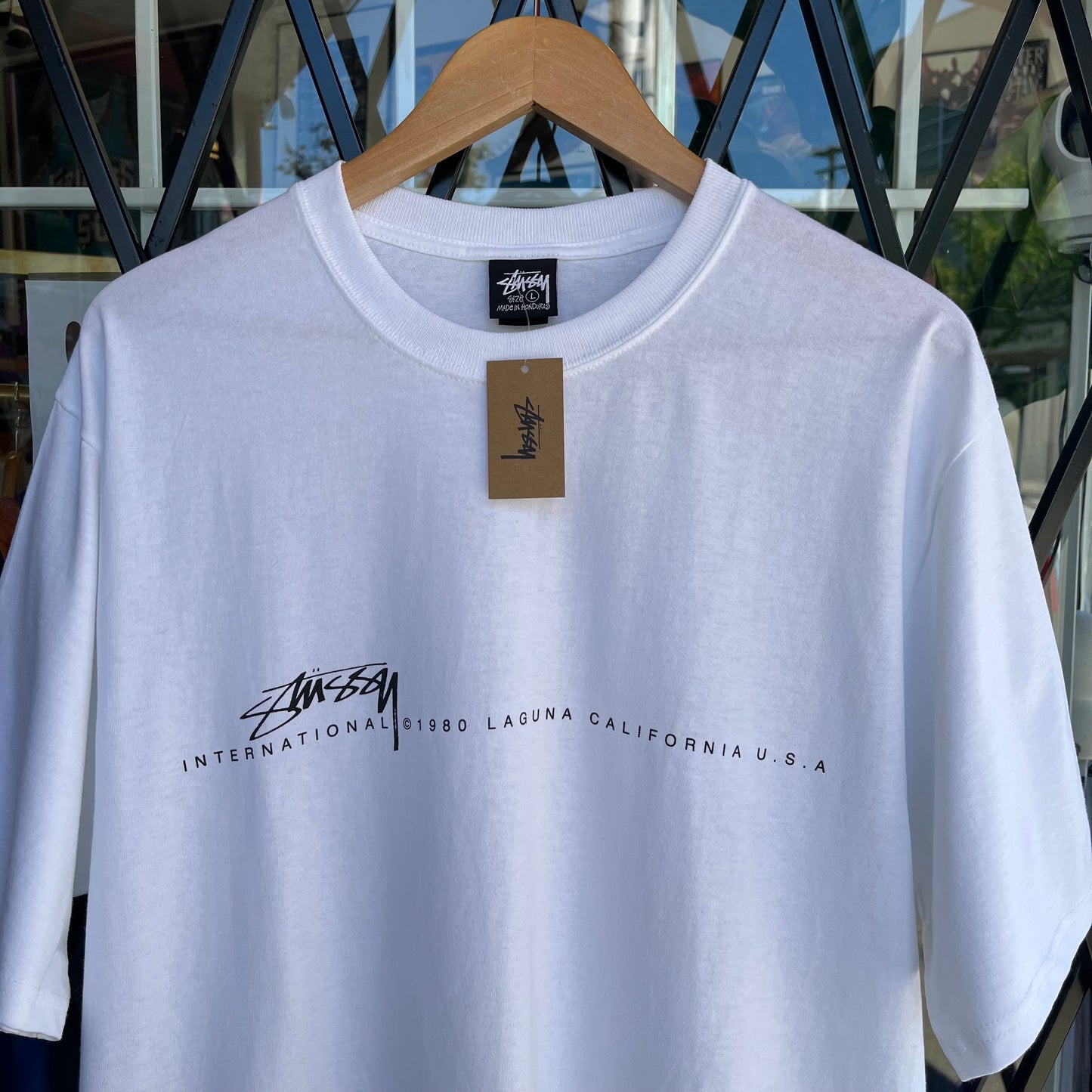 Stussy Smooth 80 Tee White - Size L