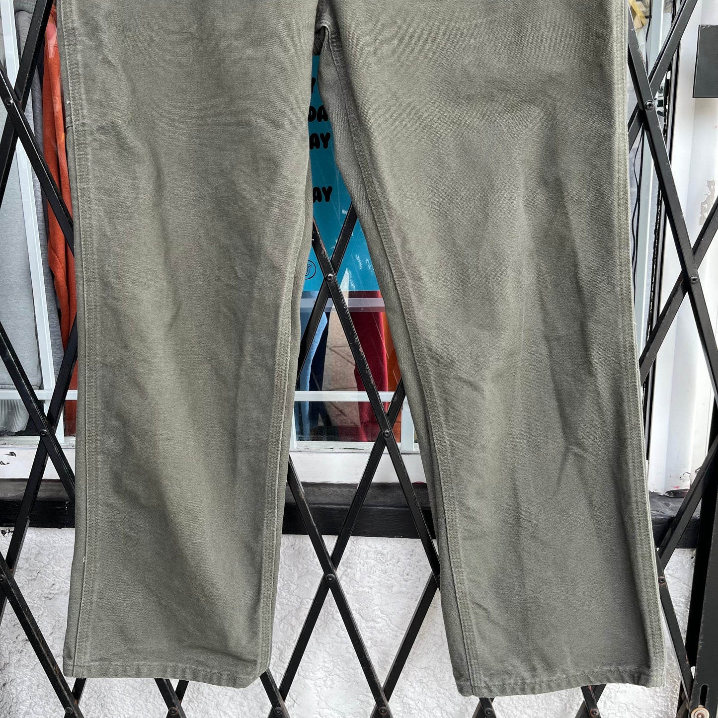 Carhartt Carpenter Pants Green - Size 36W