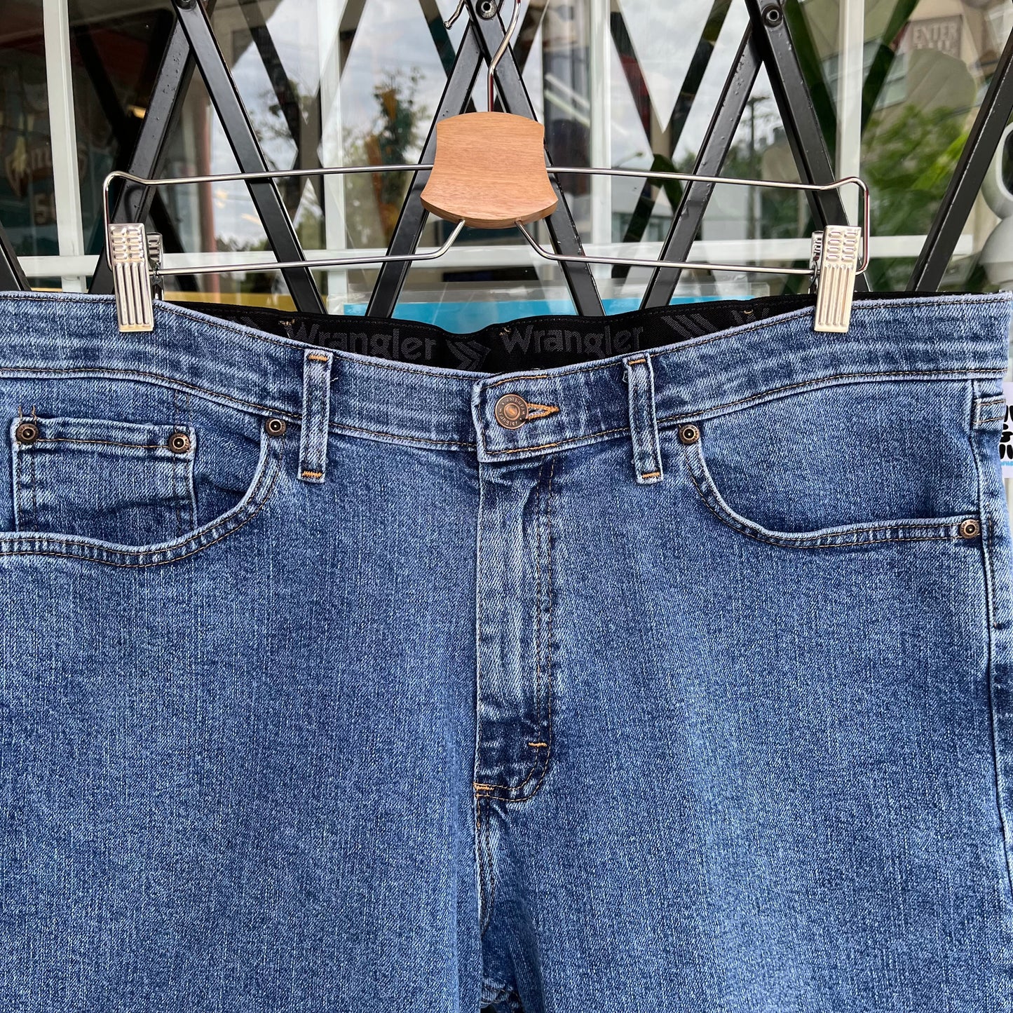 Wrangler Denim Shorts - Size 36W