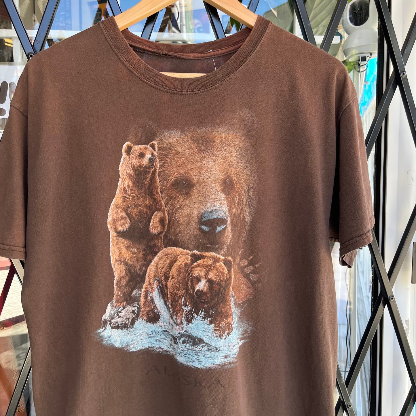 Alaska Grizzly Bear Tee - Size L