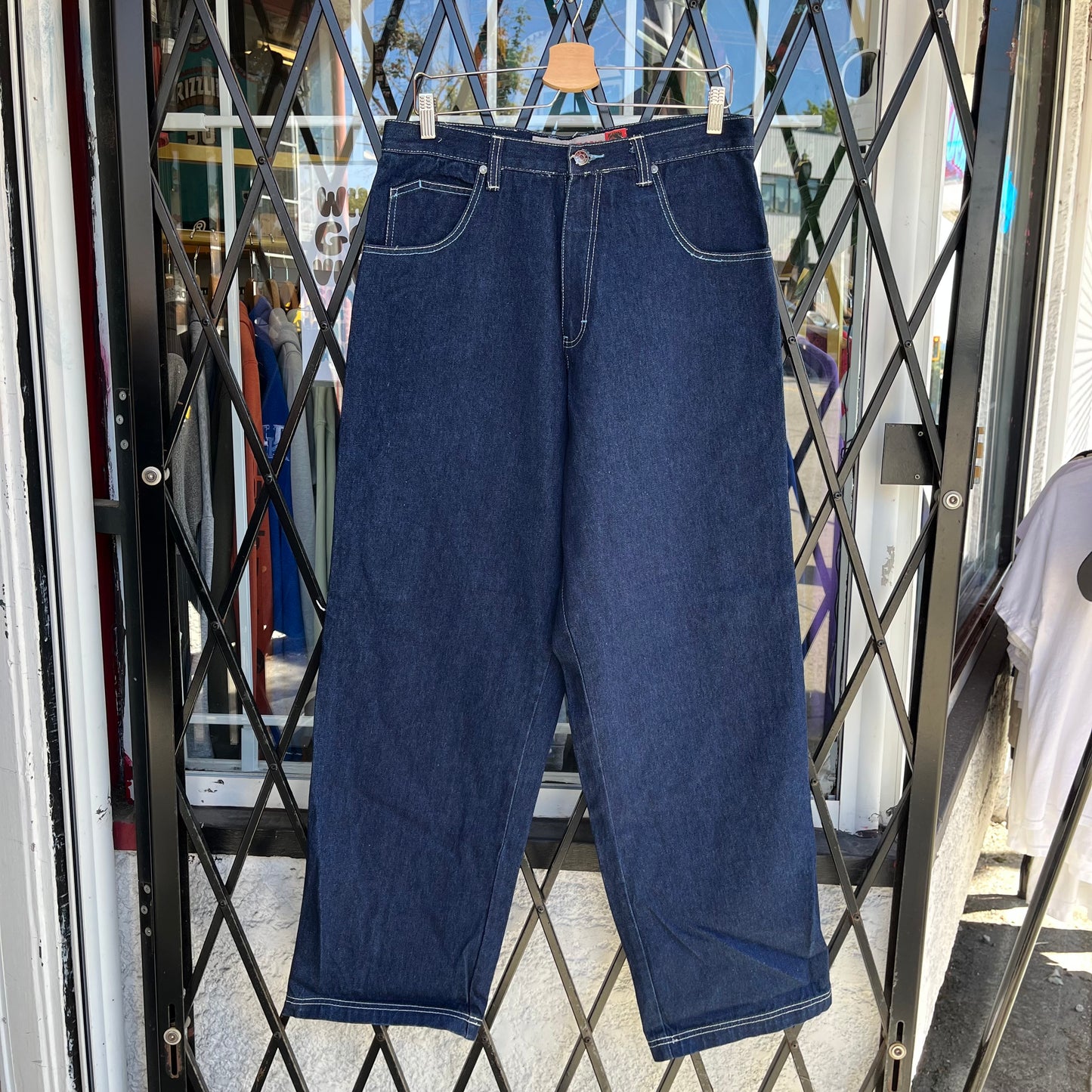 Y2K Mecca Rottweiler Baggy Jeans - Size 32W