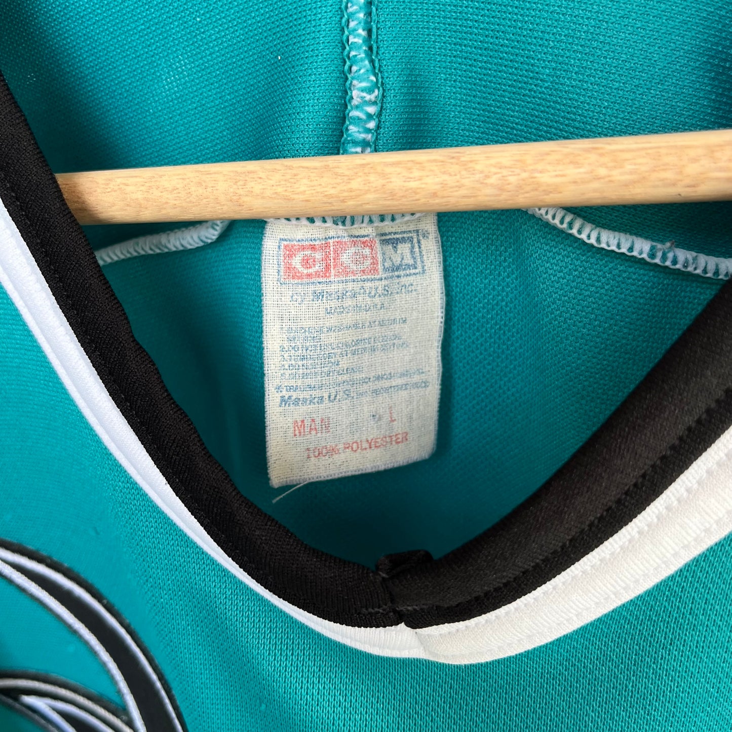 Vintage San Jose Sharks Jersey - Size L