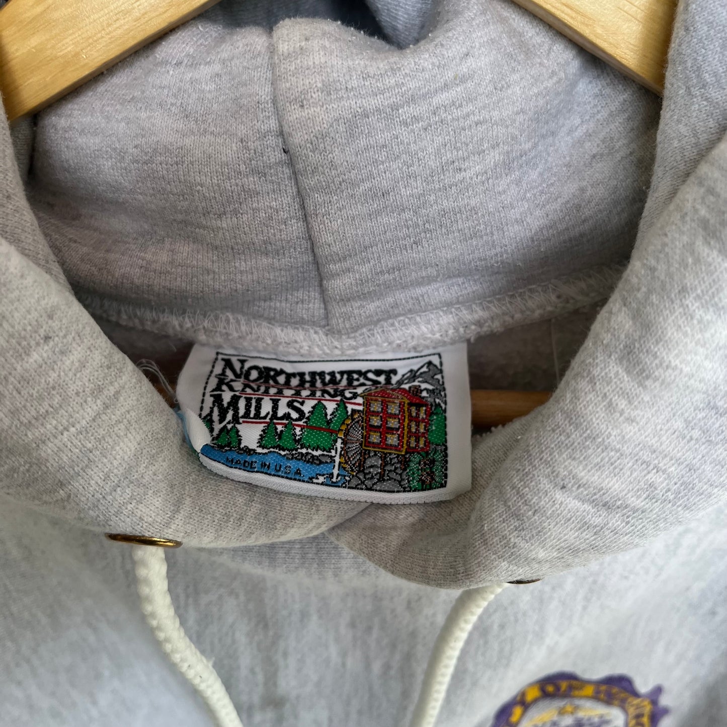 Vintage Washington Huskies Alumni Heavyweight Hoodie - Size M
