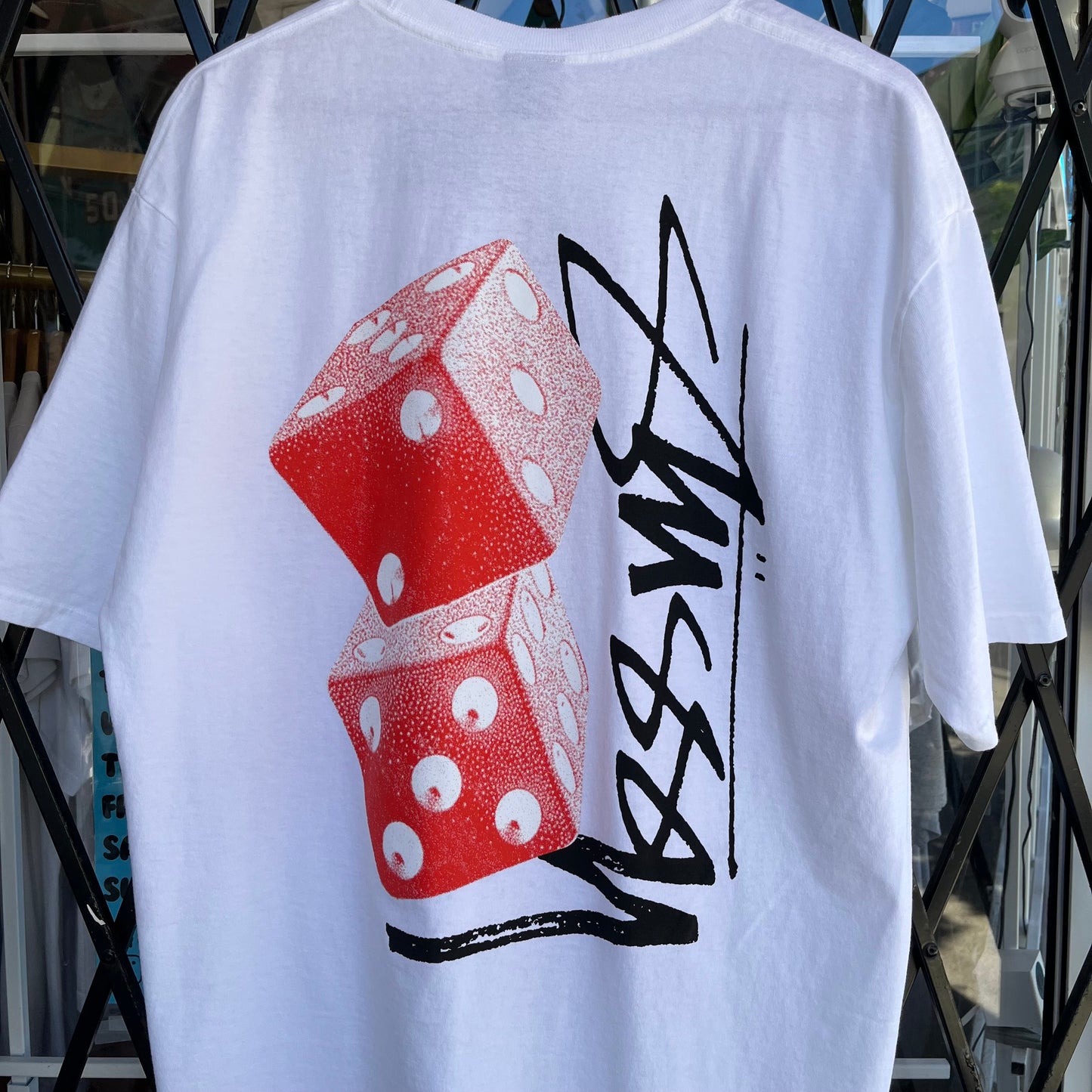 Stussy Tall Dice Tee White - Size XL