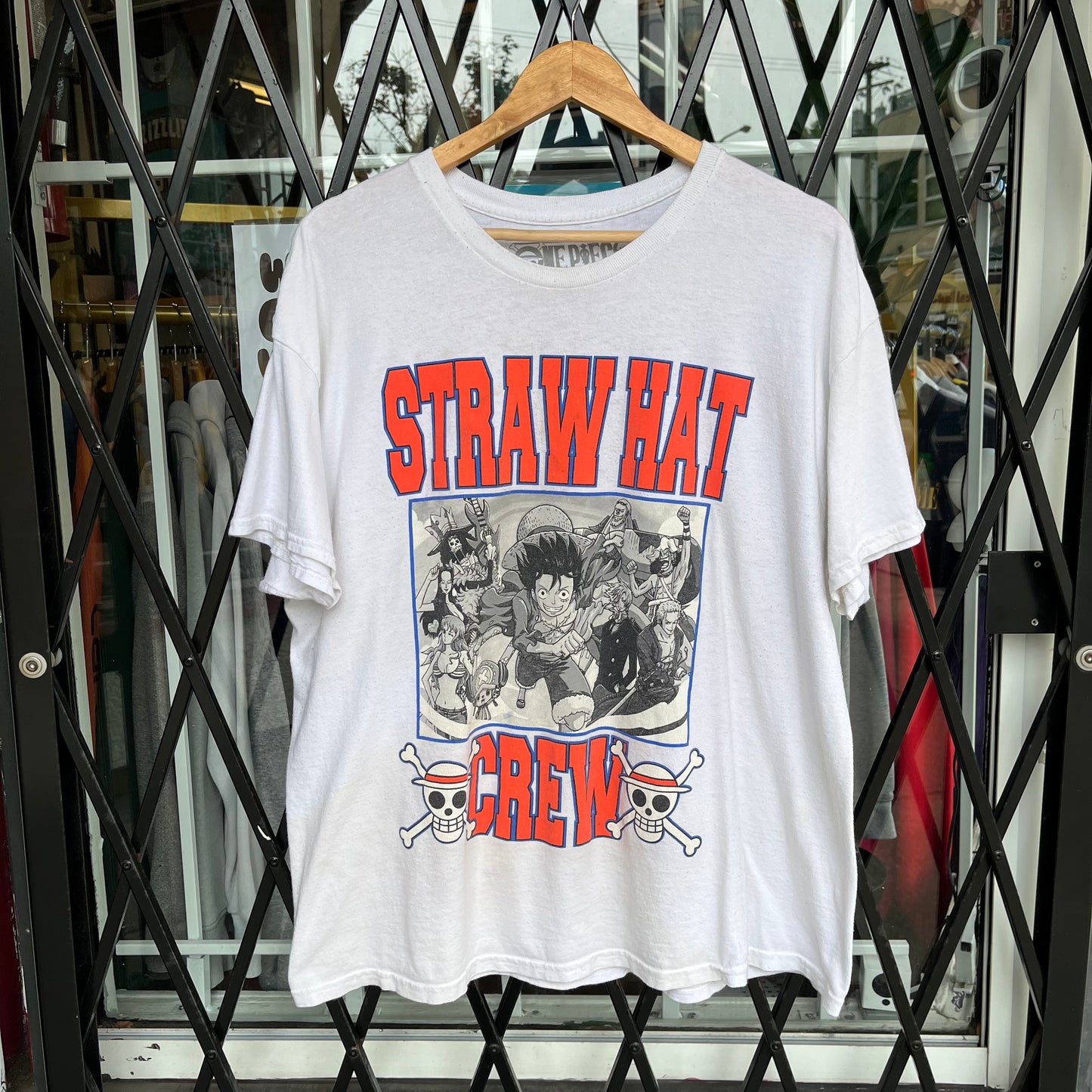 One Piece Straw Hat Crew Tee - Size XL