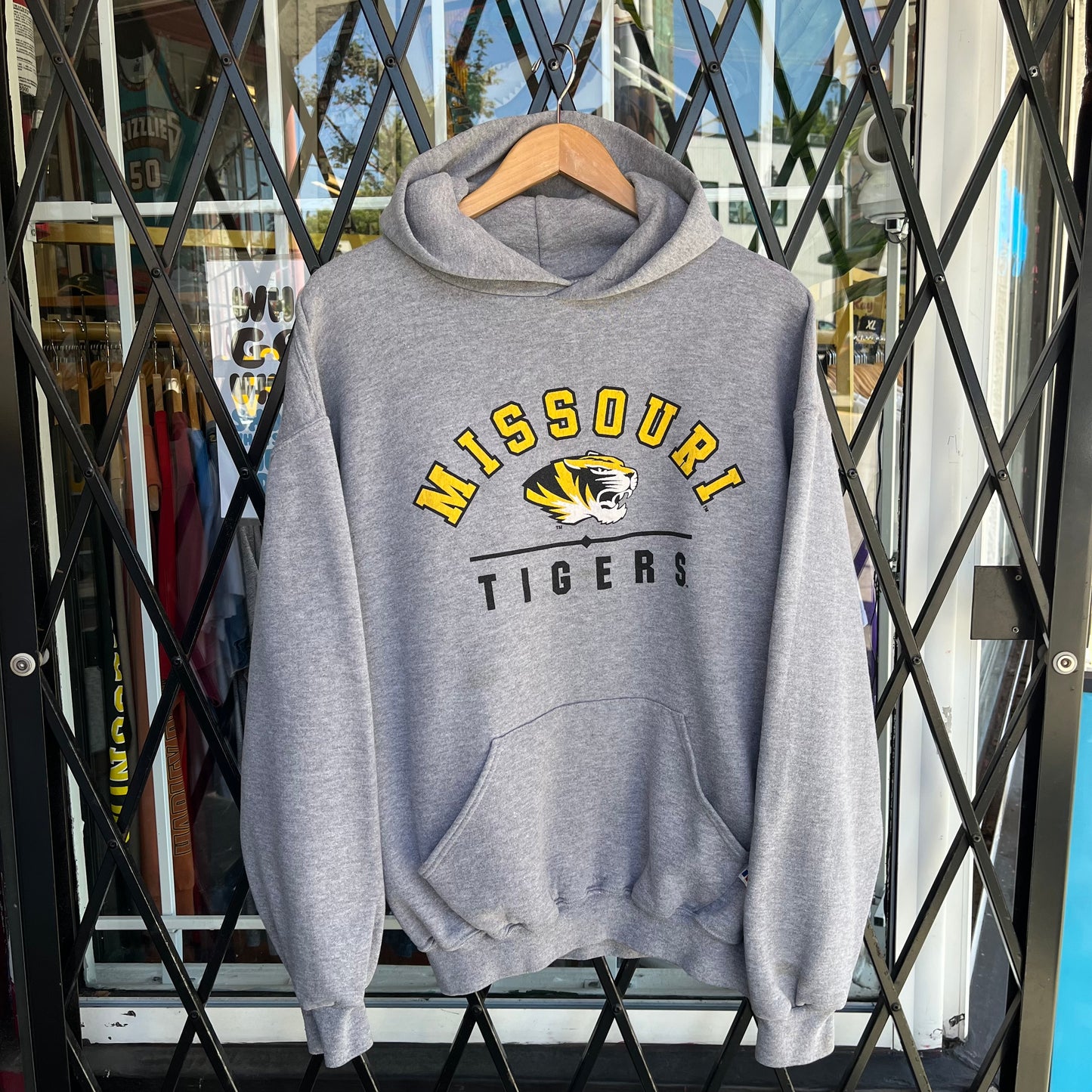 Vintage Russell Missouri Tigers Hoodie - Size XL