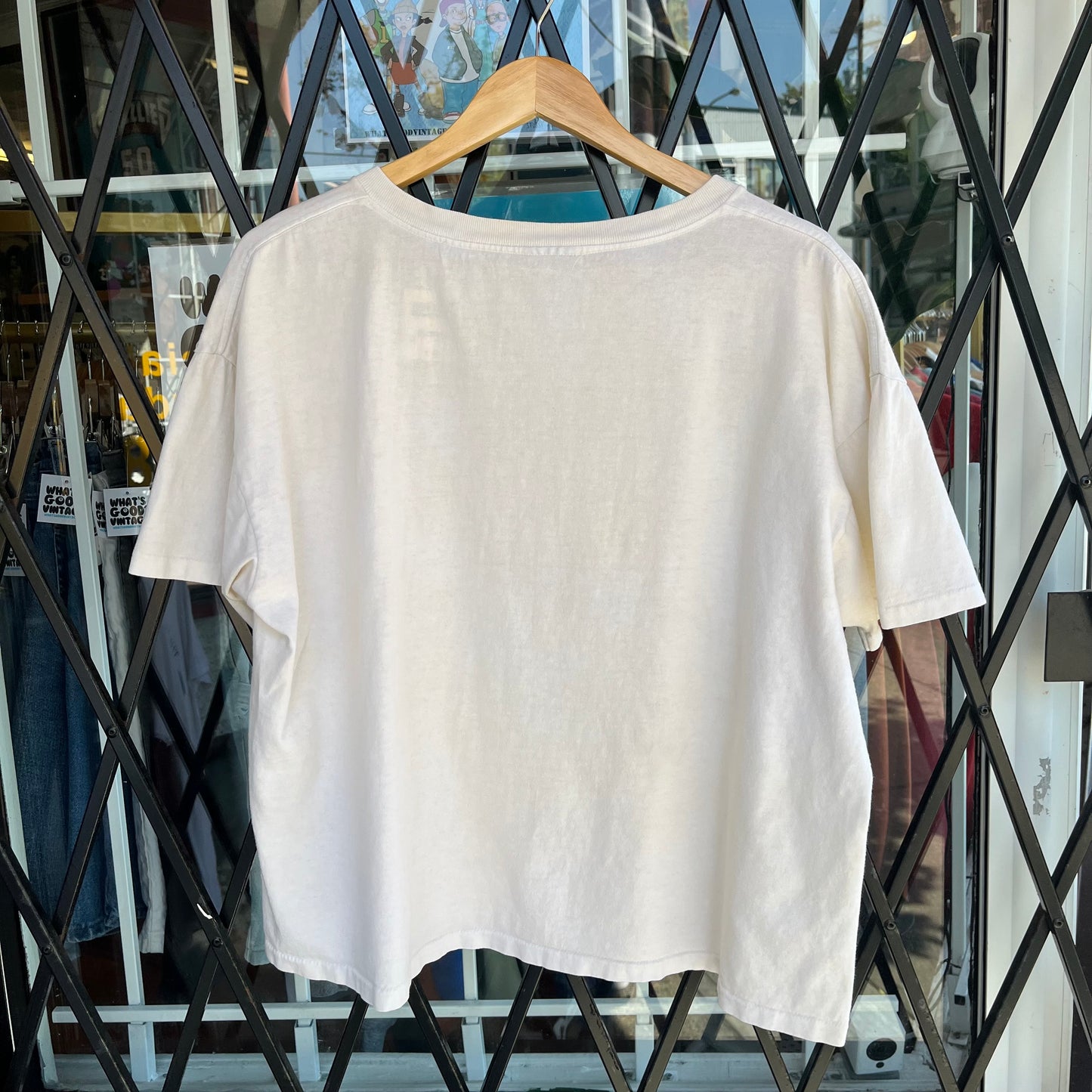 Vintage Smiley Face Whatever Tee - Size L