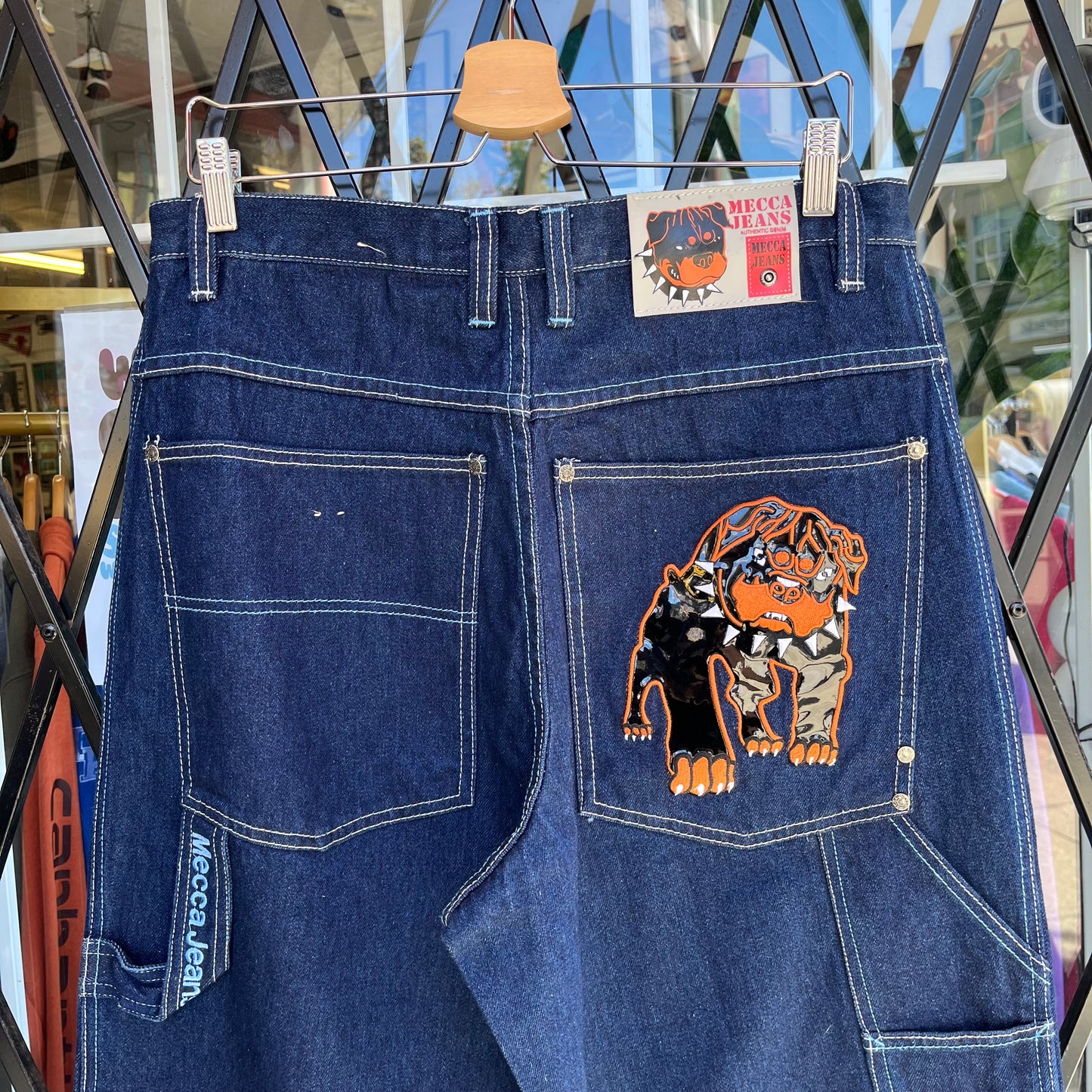 Y2K Mecca Rottweiler Baggy Jeans - Size 32W