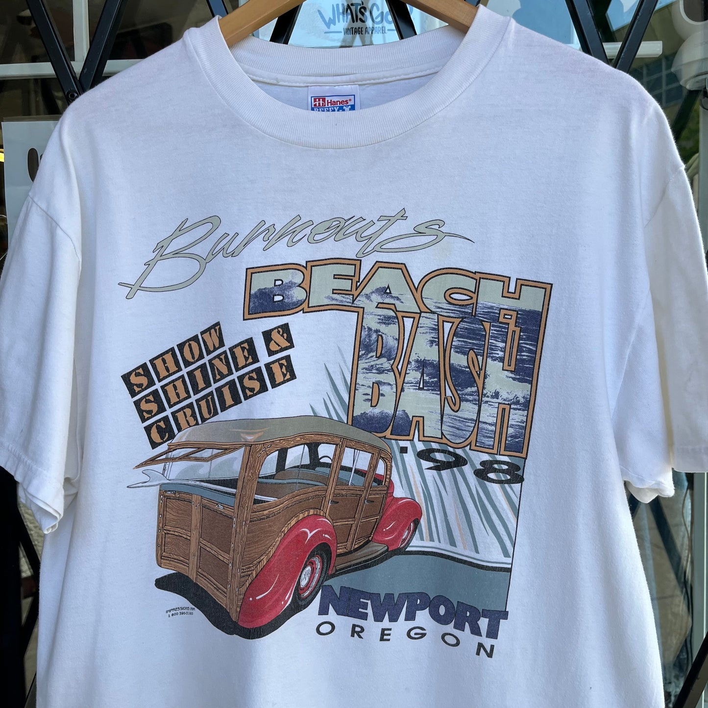 1998 Beach Bash Car Tee - Size L