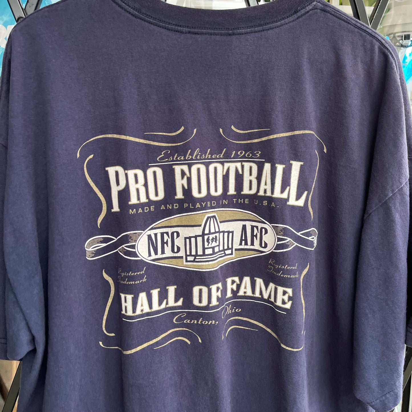 Vintage Pro Football Hall of Fame Tee - Size XXL