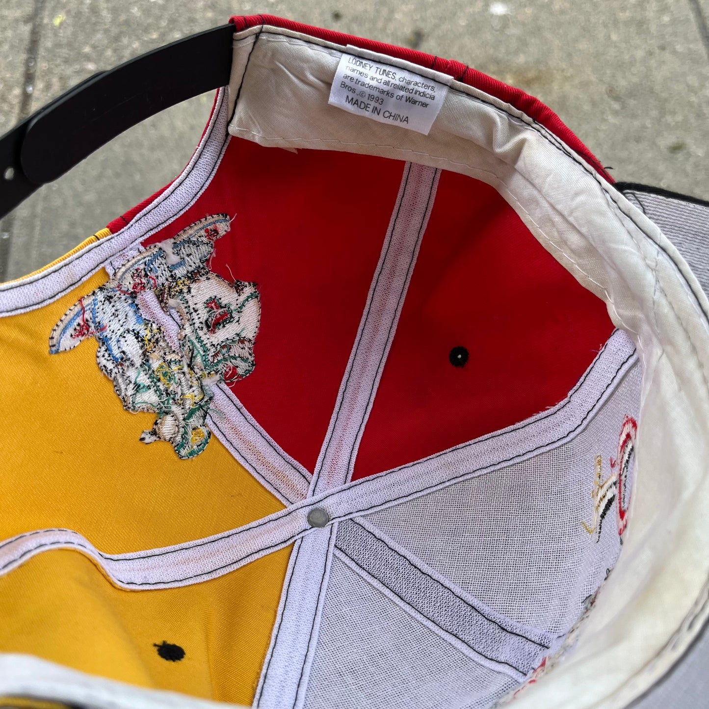 1993 Looney Tunes “Toon Boys” Colour Block Snapback
