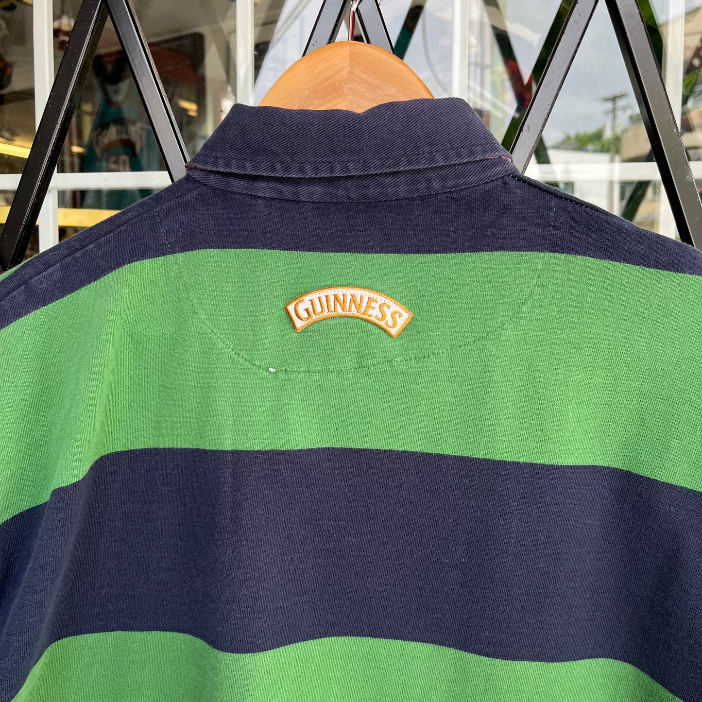 Guinness Long Sleeve Rugby Shirt - Size M