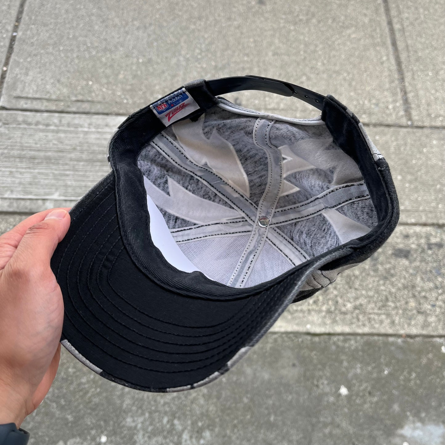 Vintage Los Angeles Raiders Zubaz Snapback