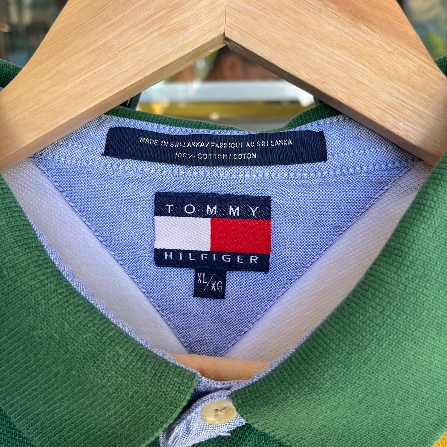 Vintage Tommy Hilfiger Colour Block Shirt - Size XL