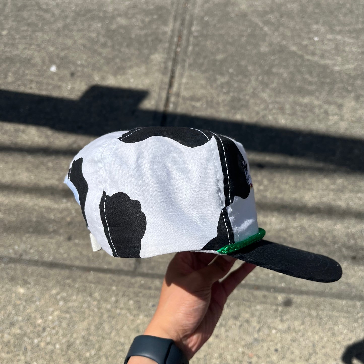 Vintage Cow Print Hat