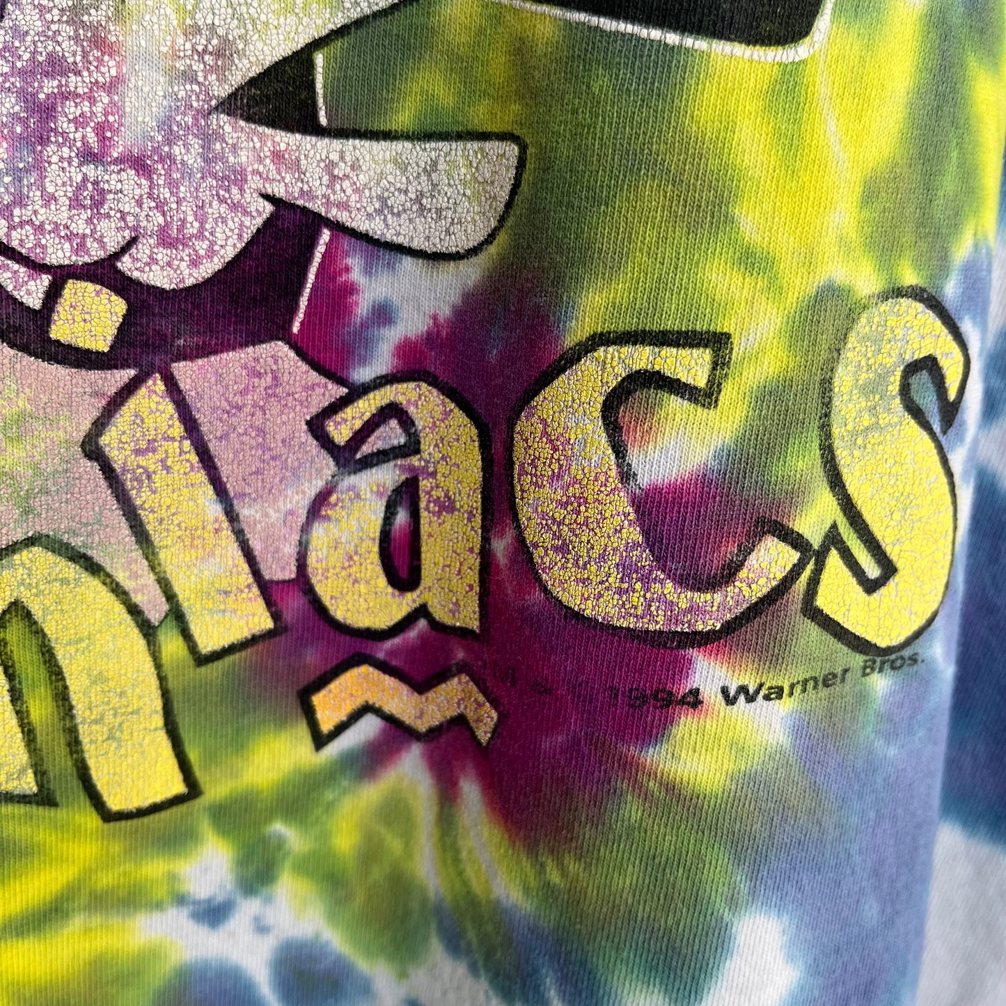 1994 Animaniacs Tie Dye Tee - Size XL