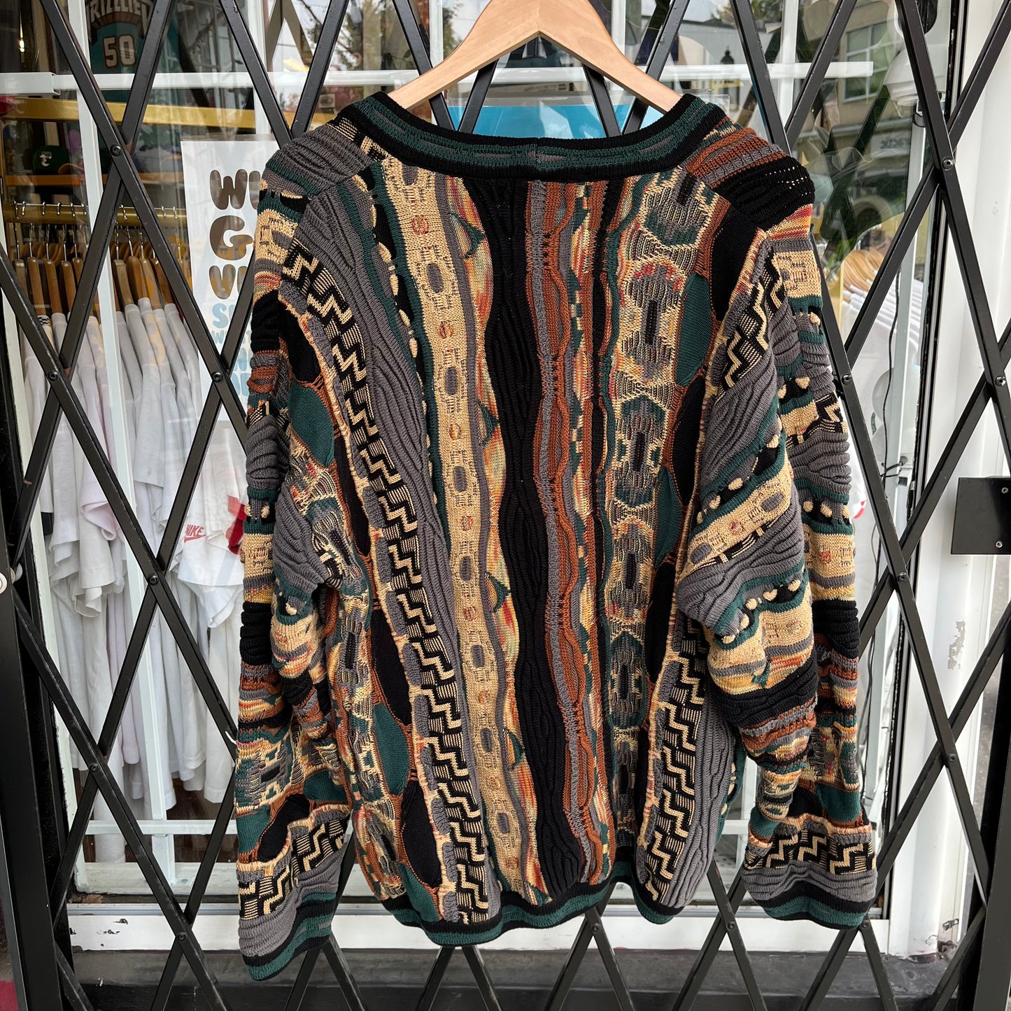 Vintage Tundra Coogi Style Cardigan - Size L