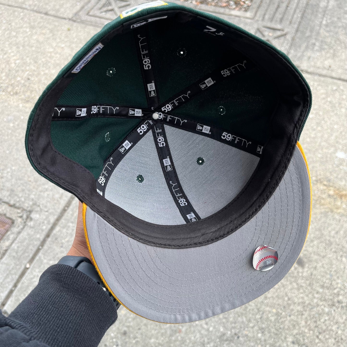 Oakland A’s Battle of the Bay New Era Fitted Hat - Size 7 5/8