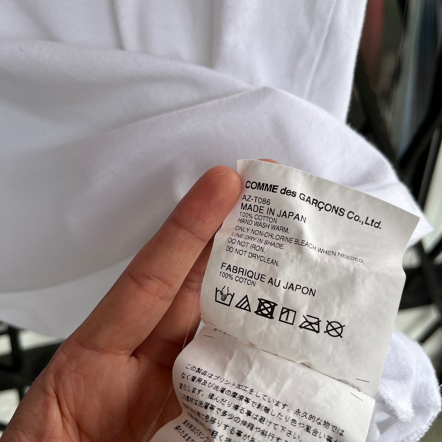 CDG PLAY Tee - Size M