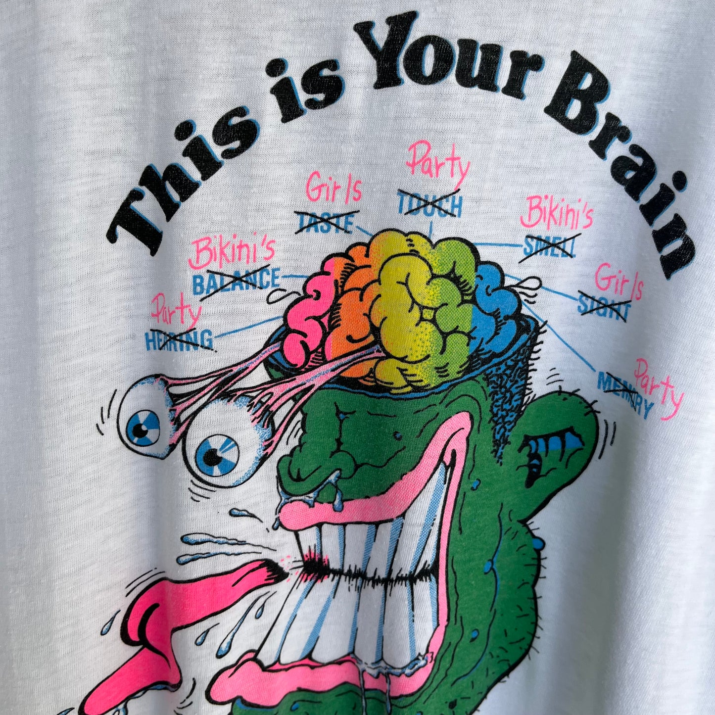Vintage This is Your Brain Tee - Size L