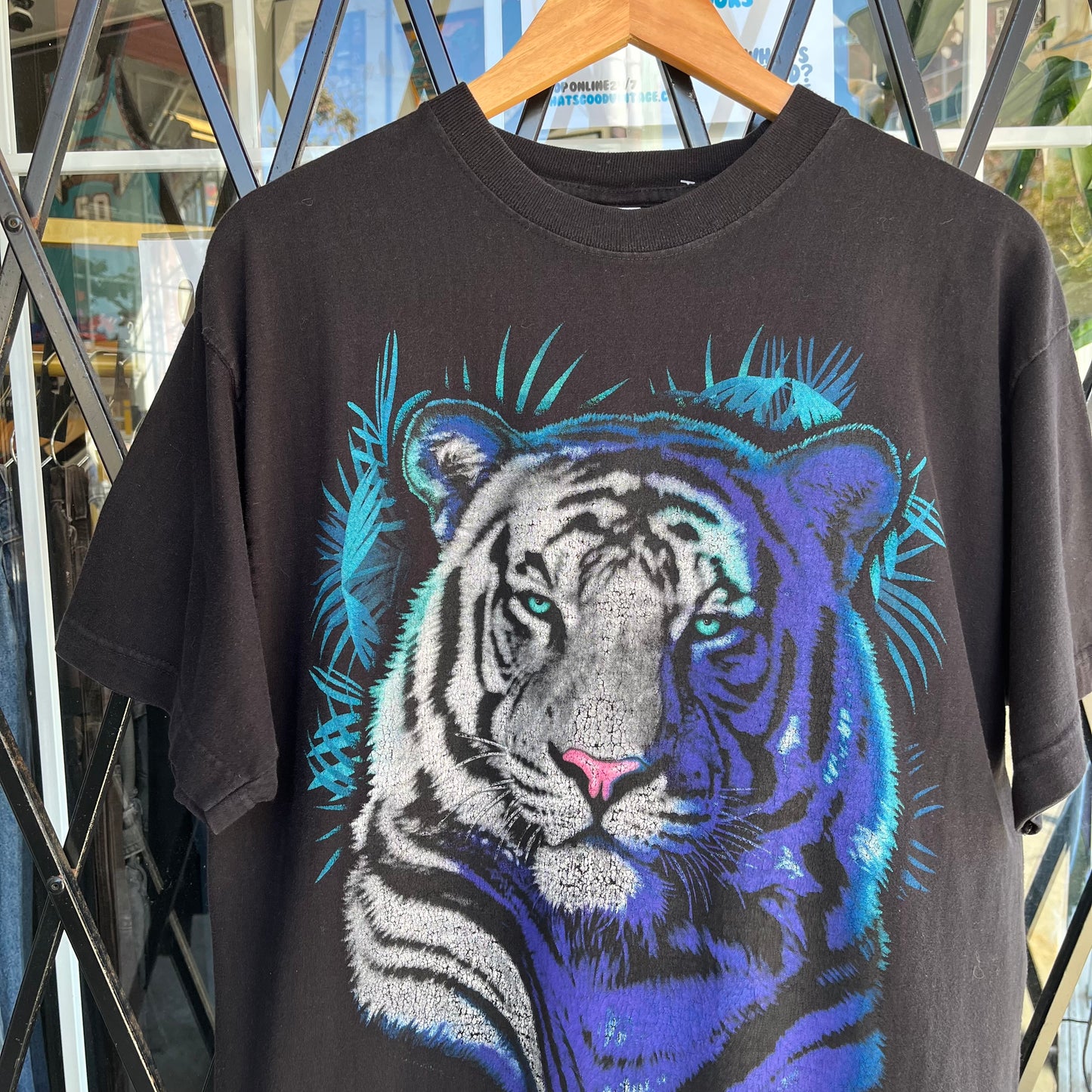 Vintage Tiger Tee - Size L Tall