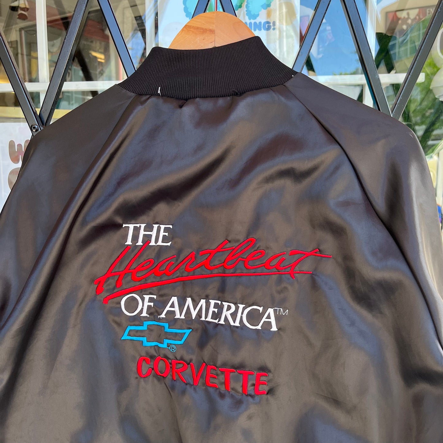 Vintage Chevrolet Satin Jacket - Size XL