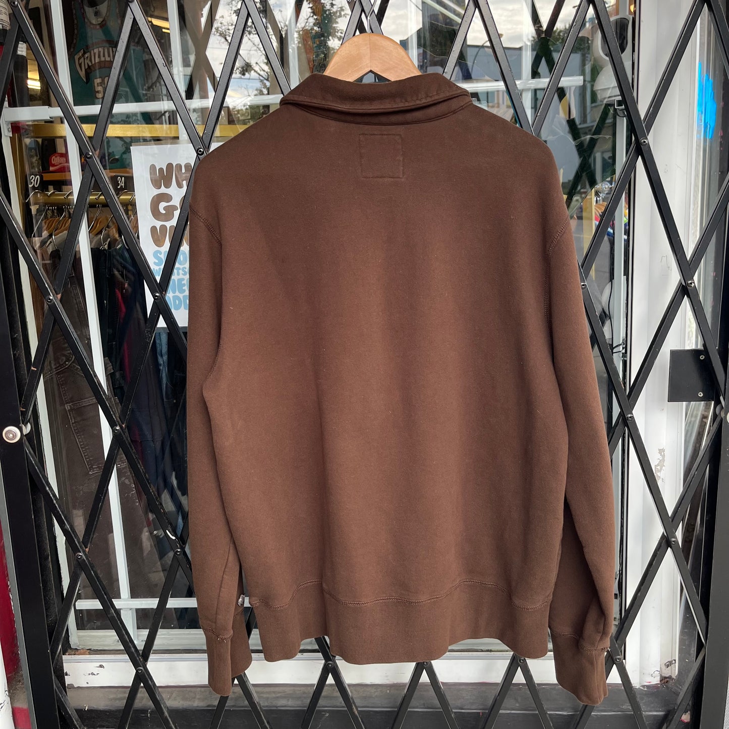 Roots Athletics Quarter Zip Sweater - Size L
