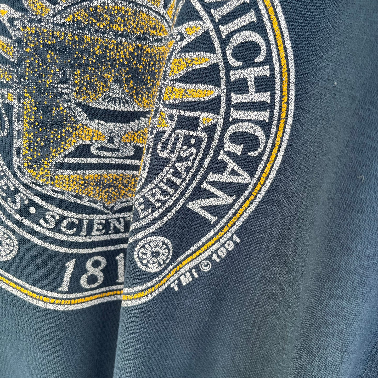 1991 Michigan University Crewneck - Size M