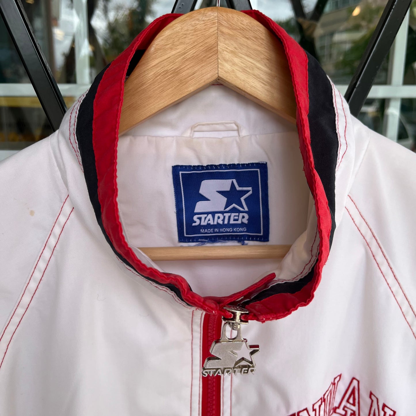 Vintage Starter Indiana University Hoosiers Pullover Windbreaker - Size L