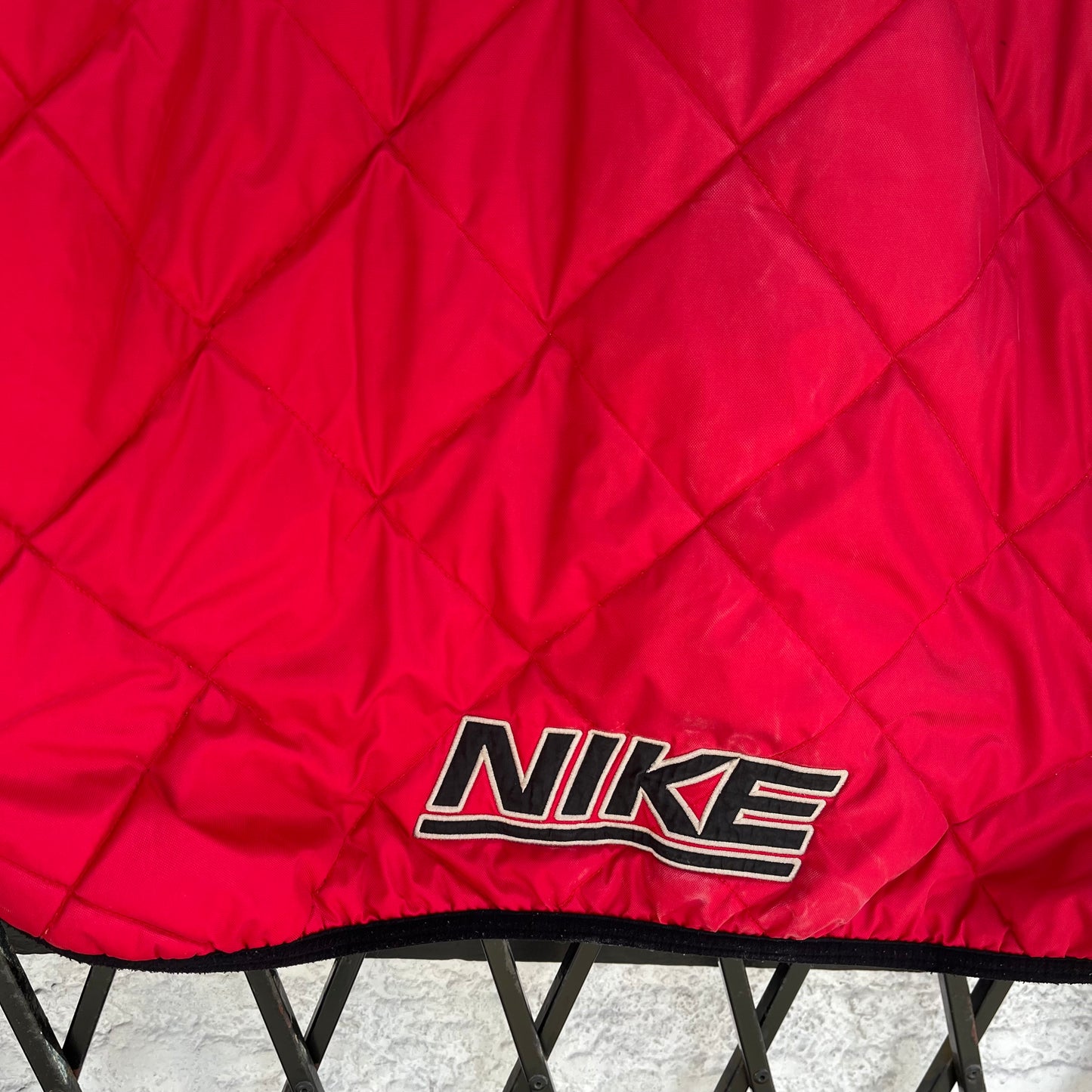 Vintage Nike Quilted Fleece Lined Jacket - Size L