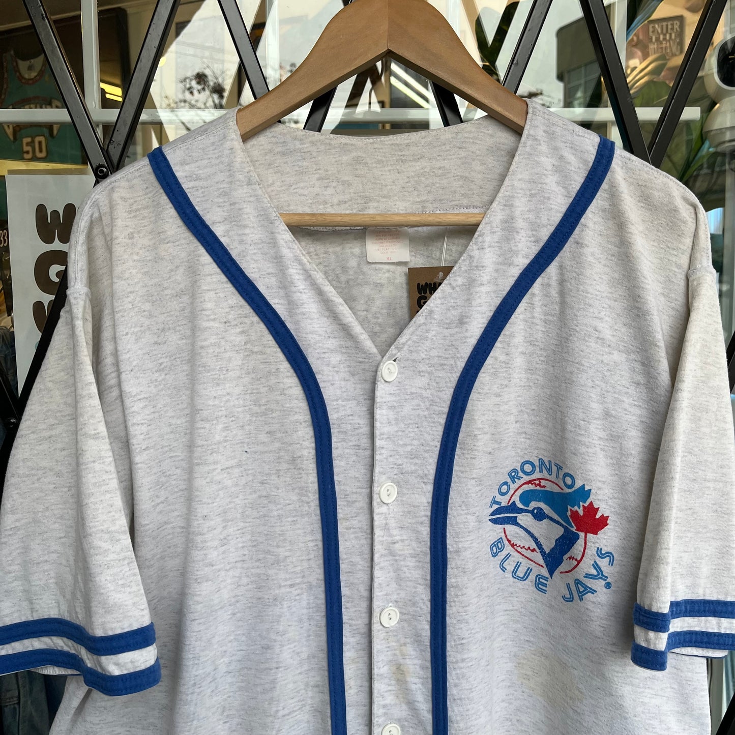 1993 Toronto Blue Jays Back to Back World Series Jersey - Size XL