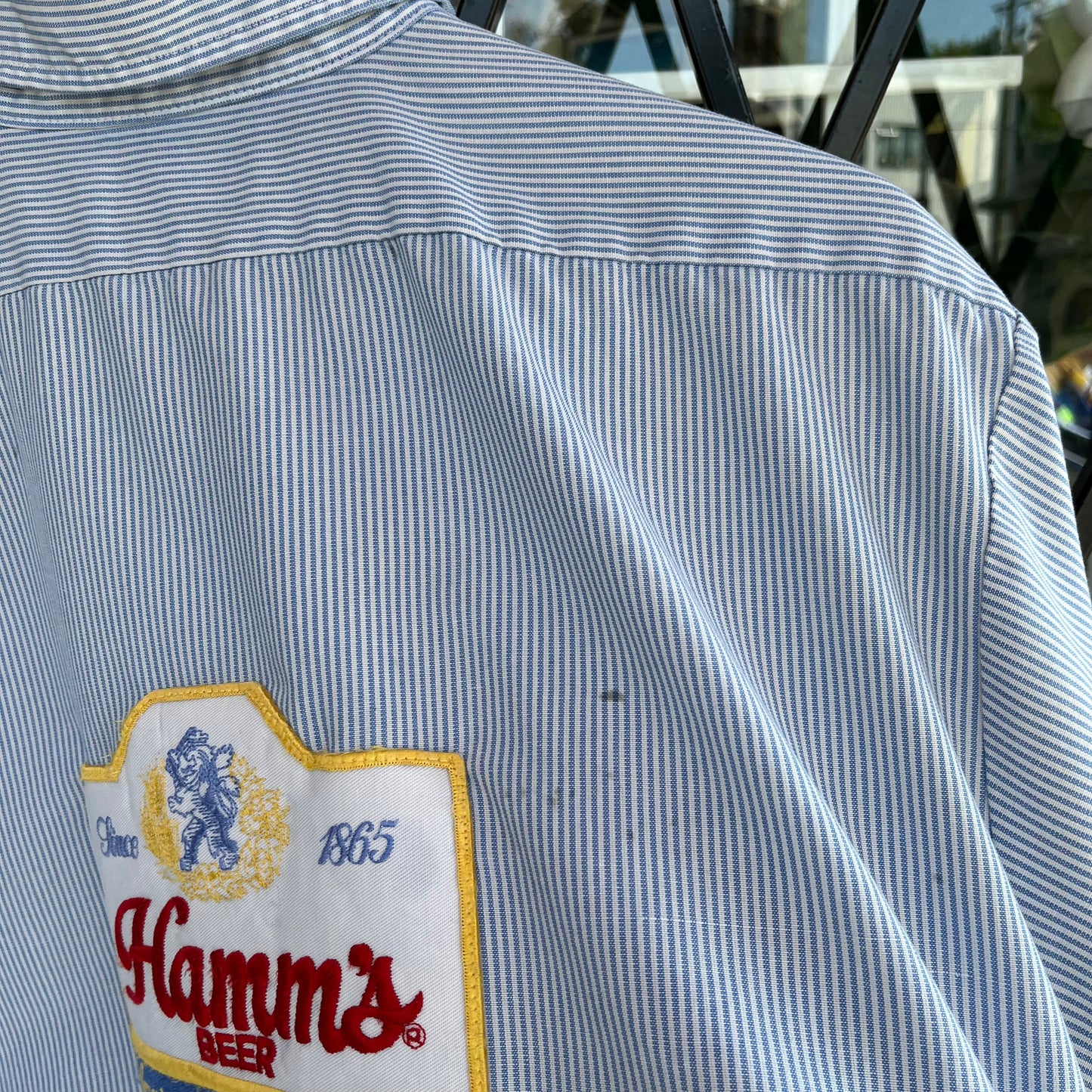 Vintage Hamm’s Beer Button Up Shirt - Size XL