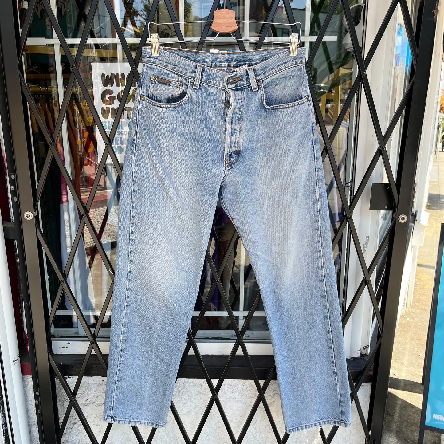 Vintage Calvin Klein Button Fly Denim Pants - Size 32W
