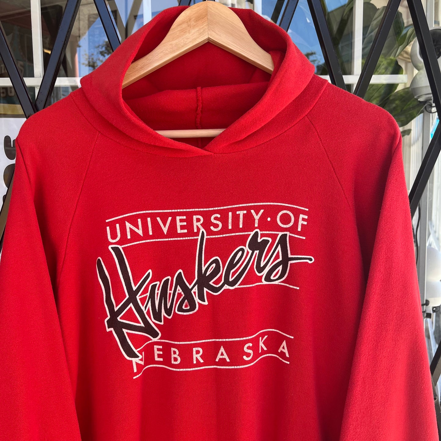80’s University of Nebraska Huskers Hoodie - Size XL