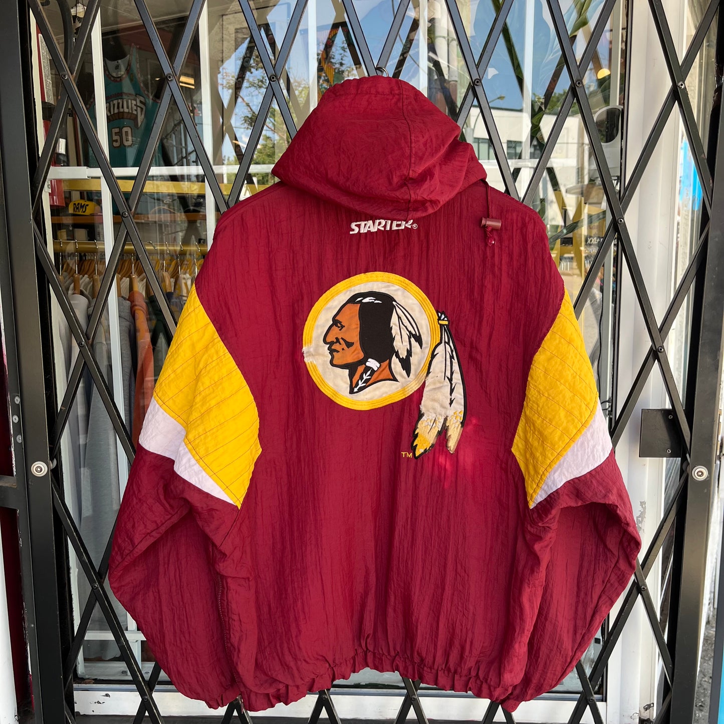 Vintage Starter Washington Redskins Parka Jacket - Size M