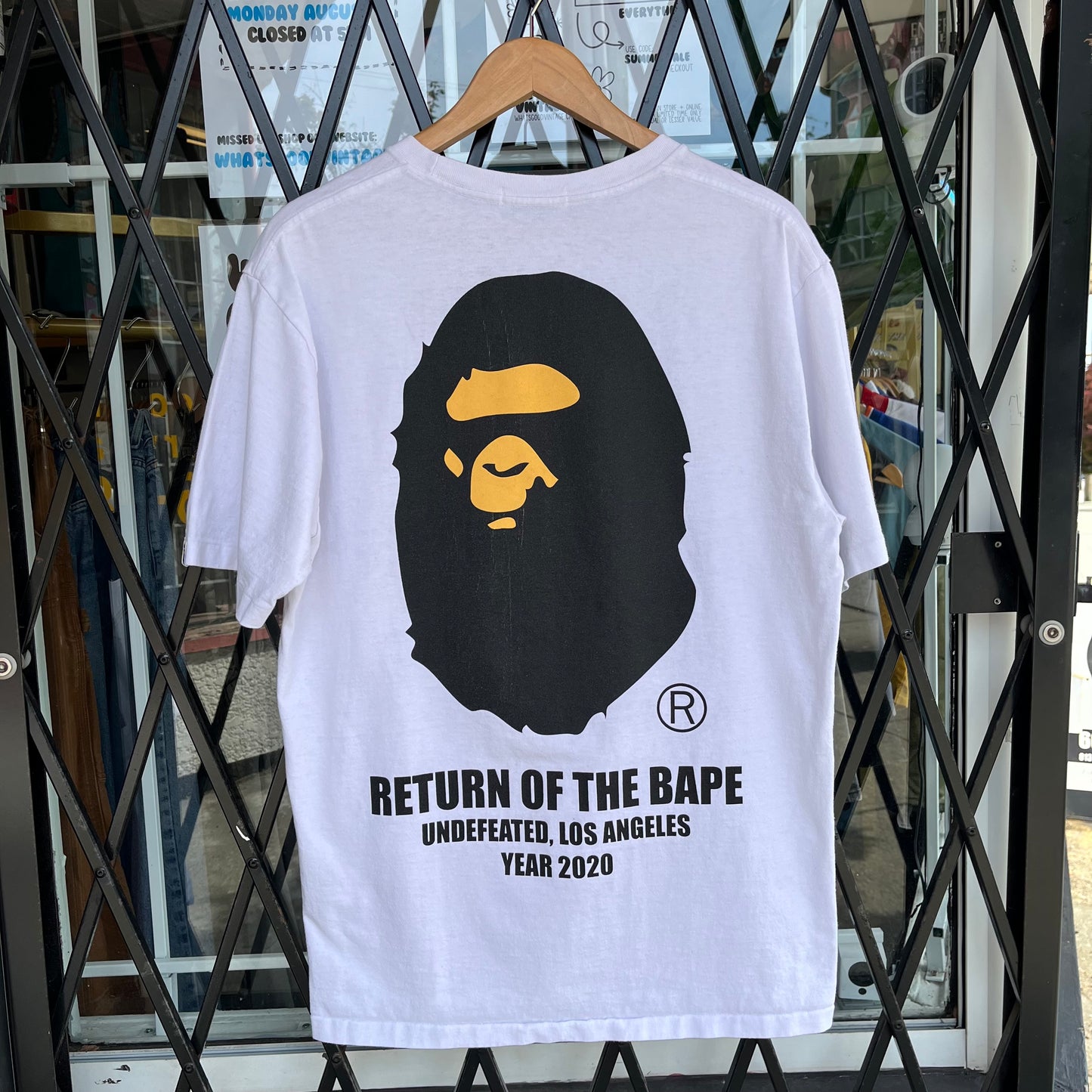 2020 Bape x Undefeated Collab Tee - Size XL