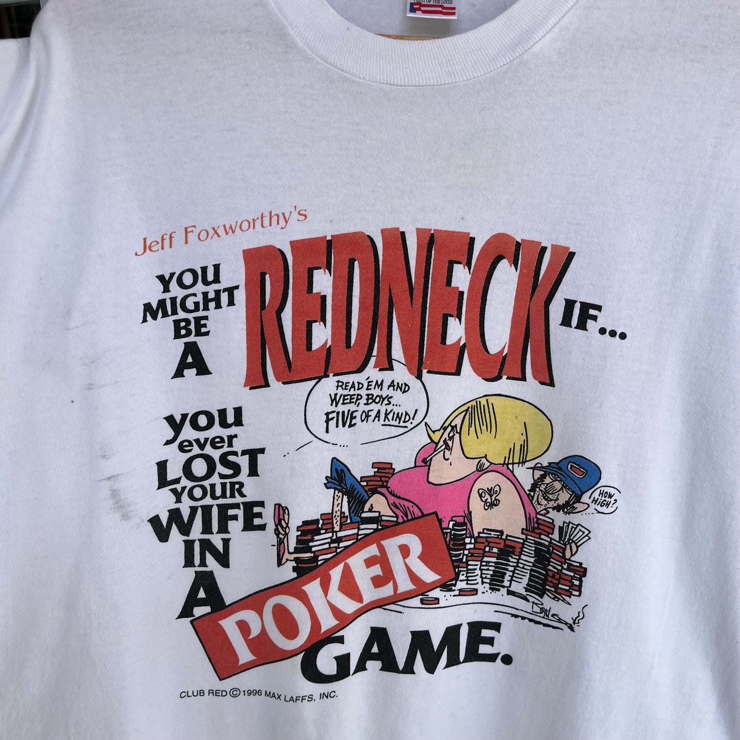 1996 Redneck Parody Tee - Size XL