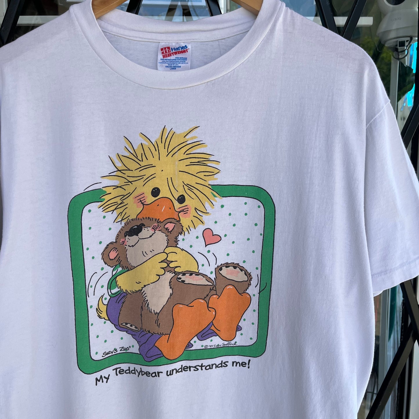 1993 Teddy Bear Duck Tee - Size L
