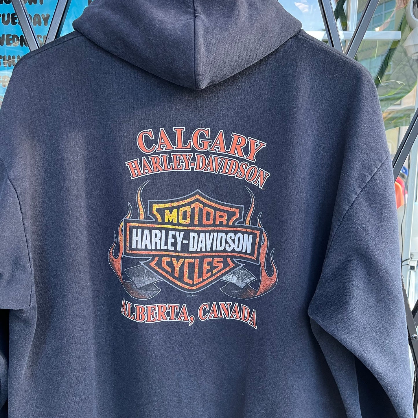 Harley Davidson Alberta Zip Up Hoodie - Size L